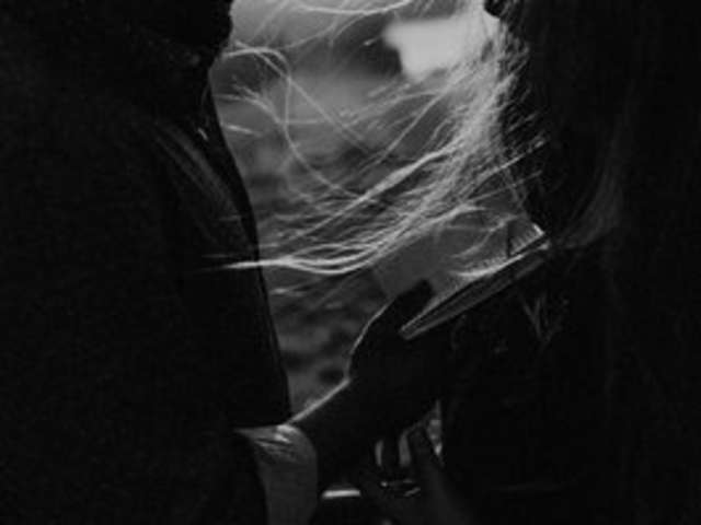 go to chat with young-couple